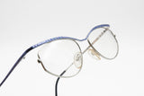 Cazal point 2 mod. 1108 col. 491 military electric blue superior bar & Silver, modern design eyewear frame, New Old Stock 80s