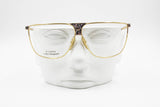 Laura Biagiotti mod. V 90 shiny gold & design pattern , Flat top unisex eyewear, Hype and colorfull