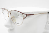 Chagall by Visibilia LL 2034 designer modern eyeglass frame silver violet, uncommon design, New Old Stock