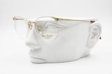 Beau Monde mod. Beaufort eyeglasses frame rimless made in Japan, golden chiseled rimless, New Old Stock 80s