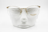 Beau Monde mod. Beaufort eyeglasses frame rimless made in Japan, golden chiseled rimless, New Old Stock 80s