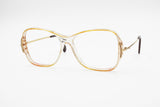 Persol Ratti 961 square acetate frame with orange eyebrows, made in Italy, New Old Stock 80s