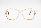 Persol Ratti 961 square acetate frame with orange eyebrows, made in Italy, New Old Stock 80s