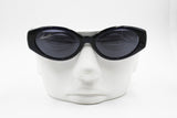 Annabella mod. 549 C6 Vintage sunglasses womens deep blue & black curved tooled, Deadstock 90s