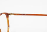 Emilio Pucci EP 405 126 acetate eyeglasses frame wooden effect acetate, squared eyewear, New Old Stock 80s