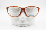 Emilio Pucci EP 405 126 acetate eyeglasses frame wooden effect acetate, squared eyewear, New Old Stock 80s
