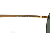 Round sunglasses round pantos STING by AK mod. 51, golden metal frame with STING writtens on arms, Deadstock 1990s