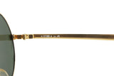 Round sunglasses round pantos STING by AK mod. 51, golden metal frame with STING writtens on arms, Deadstock 1990s