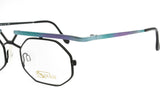Modern design eyewear frame DUNCKER mod. Aspekte // Space age flat top glasses octagonal lenses // Vintage Deadstock 1980s