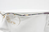 Flair Titan Nickel free Jet Set 699 Eyeglasses frame sunglasses frame, Violet colorfull half rimmed, New Old Stock