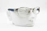 Le Club Actif sporty sunglasses frame silver & transparent blue, Wrapping sunglasses frame, New Old Stock