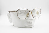 Viennaline Deluxe 1477 20k Golden plated, squared eyeglasses full chiseled embellished front & arms, New Old Stock 1970s