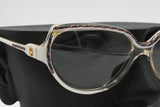 Vintage 60s REGINA SCHRECKER cat eye frame with deco' , New Old Stock