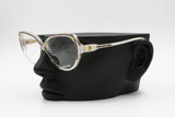 Vintage 60s REGINA SCHRECKER cat eye frame with deco' , New Old Stock