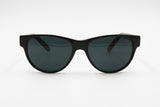 Marilyn by Sam Shaw MM 02024 wayfarer vintage sunglasses black, deep blue lenses, New Old Stock