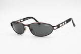 Vintage red/violet aged effect biker sunglasses wrapping oval lenses, FLOYD FL6141, New Old Stock