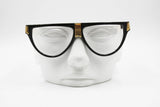 Gianfranco Ferre  GFF 26 Vintage eyewear frame made in Italy golden & black, New Old Stock 80s