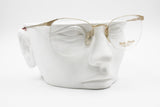 Beau Monde mod. Beaufort eyeglasses frame rimless made in Japan, golden chiseled rimless, New Old Stock 80s