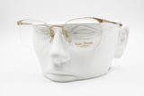 Beau Monde mod. Beaufort eyeglasses frame rimless made in Japan, golden chiseled rimless, New Old Stock 80s