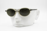 Oval vintage sunglasses shades white opaque & Black, LOOK mod. 114 , New Old Stock 1980s