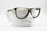 Vintage New cat eye sunglasses frame LASTES M 4107 brown and cream, New Old Stock 1980s