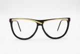 Vintage New cat eye sunglasses frame LASTES M 4107 brown and cream, New Old Stock 1980s