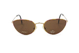 SAFILO Team mod. 7757 sunglasses cat eye ladies woman golden & hot spotted // Vintage 1980s dead stock sunglasses
