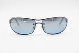 Byblos sunglasses 766-S blu mask sunglasses mirrored blue lenses, New Old Stock 1990s