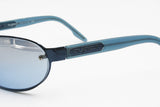 Byblos sunglasses 766-S blu mask sunglasses mirrored blue lenses, New Old Stock 1990s