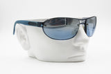 Byblos sunglasses 766-S blu mask sunglasses mirrored blue lenses, New Old Stock 1990s