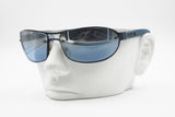 Byblos sunglasses 766-S blu mask sunglasses mirrored blue lenses, New Old Stock 1990s