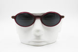 Sisley mod. SLY 302 OXS vintage sunglasses little round burgundy red and bronze, New Old Stock 1990s