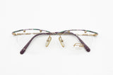 Flair Titan Nickel free Jet Set 699 Eyeglasses frame sunglasses frame, Violet colorfull half rimmed, New Old Stock