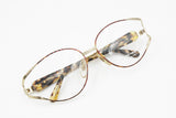 Paco Rabanne Paris Vintage eyeglasses frame, Oval womens large with design lugs, New Old Stock 1980s