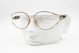 Paco Rabanne Paris Vintage eyeglasses frame, Oval womens large with design lugs, New Old Stock 1980s
