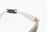 Iconic 1980s sunglasses vintage SAFILO mod. BALI 245, cream and pink rose multilayer, New Old Stock