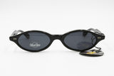 Blue Bay by Safilo mod. Imagine/S Vintage 1990s sunglasses, unisex oval black white, New Old Stock