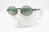 Gianni Versace Versus R32 861 NOS sunglasses, green lenses double rims, black metal, New Old Stock