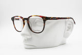 Calvin Klein CK5960 round pantos clubmaster eyeglasses frame, tortoise red acetate, Deadstock