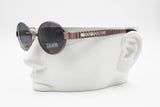 Enrico Coveri You Young 6761 preppy Vintage Sunglasses NOS, Round oval rims pale violet, New Old Stock