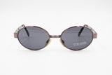 Enrico Coveri You Young 6761 preppy Vintage Sunglasses NOS, Round oval rims pale violet, New Old Stock