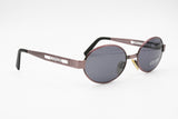 Enrico Coveri You Young 6761 preppy Vintage Sunglasses NOS, Round oval rims pale violet, New Old Stock