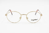 Byblos round golden pantos frame B 580 3001, men women glasses frame, particularly detailled, New Old Stock