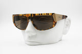 Genny 136 S Vintage hype sunglasses mask dappled & Golden big lugs, New Old Stock 1980s