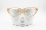 Vintage Skin pink cat eye glasses frame LOOK Old America U.S.A., Vintage retro glasses, New Old Stock