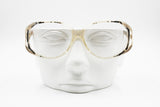 Designer Paul Richet eyewear glasses frame zebra white & black acetate, modern design, Vintage 1970