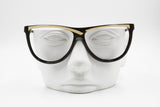 Vintage New cat eye sunglasses frame LASTES M 4107 brown and cream, New Old Stock 1980s