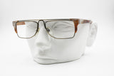Mila Schön eyeglasses frame Modern Modernist, flat top aged effect, New Old Stock 1980s