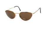 SAFILO Team mod. 7757 sunglasses cat eye ladies woman golden & hot spotted // Vintage 1980s dead stock sunglasses