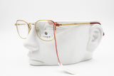 Golden eyewear 80s VOGUE made in italy mod. 3032 // vintage 1980s eyeglasses rectangular blunt avant garde